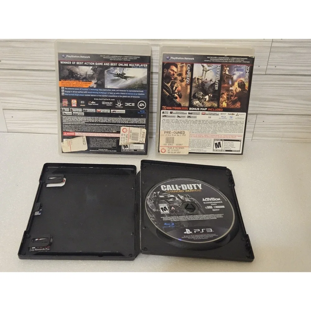 PS3 Playstation 3 Call Of Duty Game Lot Advanced Warfare Black Ops Battlefield 3